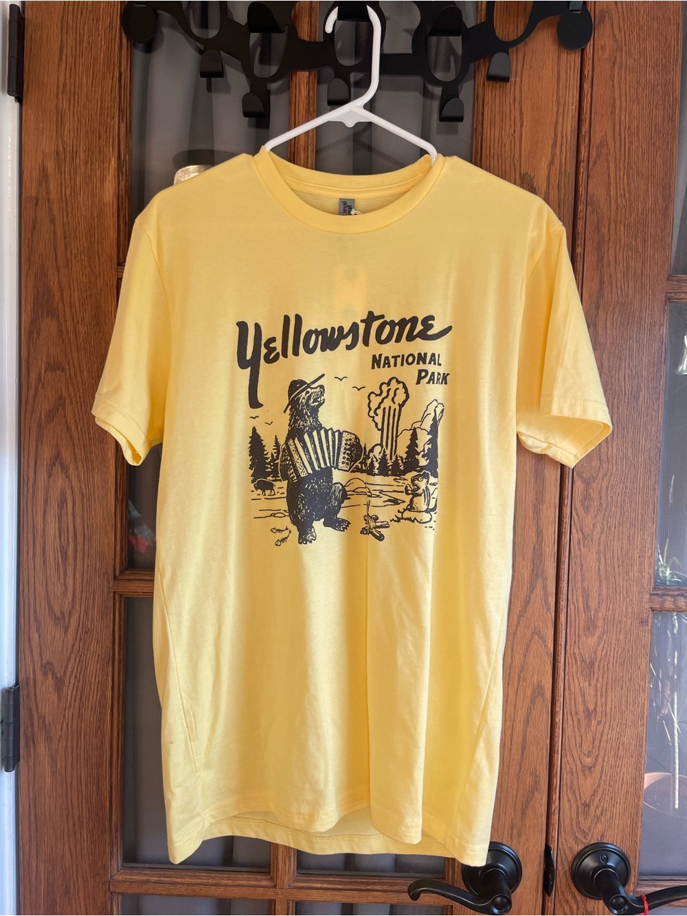 Yellowstone National Park Graphic Tee - Sunny Yellow